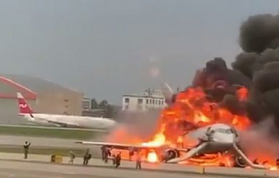 Прояснились подробности пожара на SSJ100 при его аварийной посадке