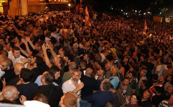 Реакция правительства России на протесты в Грузии