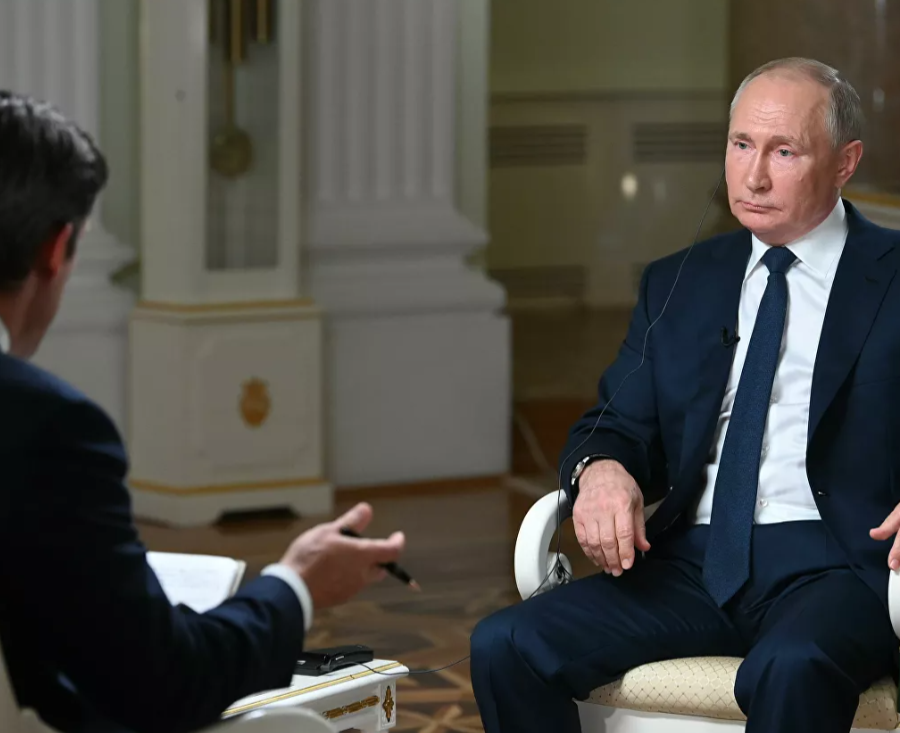 В Китае заявили о восхищении Путиным после его интервью с журналистом телеканала NBC News