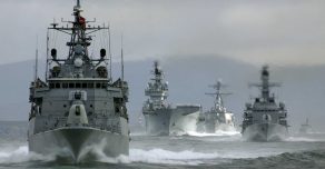 Учения кораблей НАТО в акватории Балтийского моря