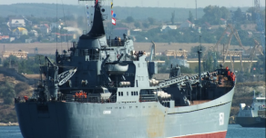 Замечено российское судно с танками Т-90, направляющееся в Сирию