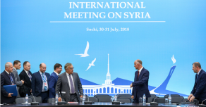 На встрече в «астанинском» формате в Сочи Россия Турция и Иран обсудили ситуацию в Сирии